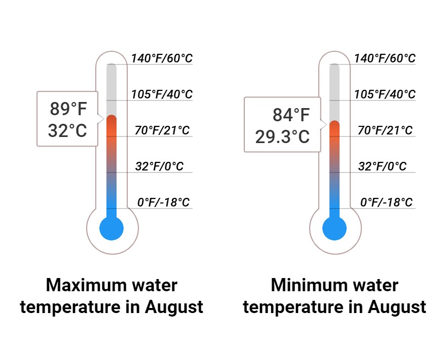 Average Sea temperature